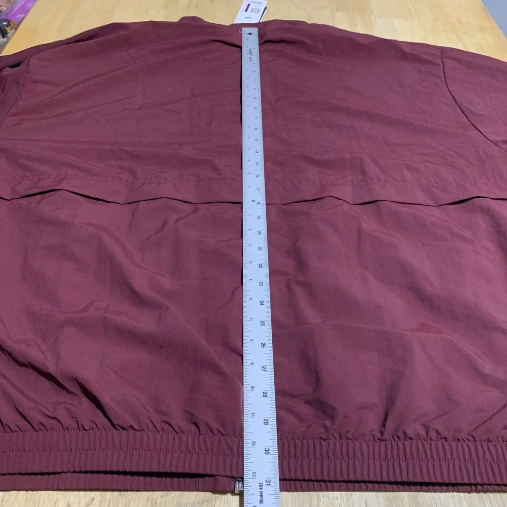 Puma Men's Full Zip Lined‎ Windbreaker Ruby Shimmer  Sz XXL 629902-96 NWT